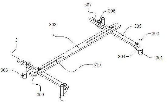 Steel structure corridor construction device and construction process thereof