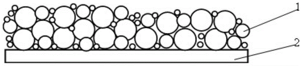 A kind of manufacturing method of soluble fixed soft abrasive polishing film