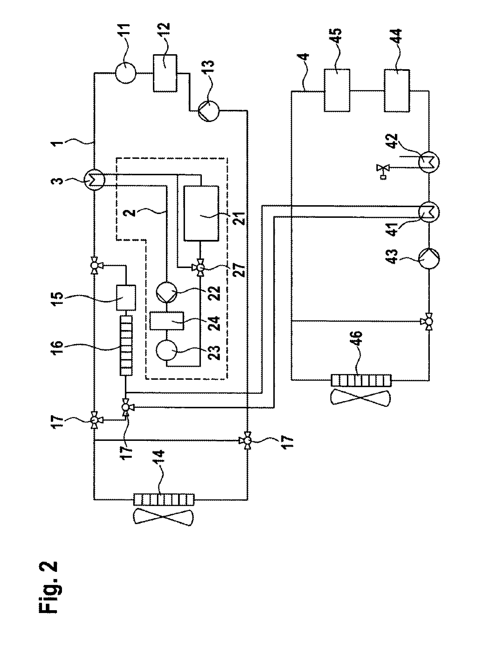 Cooling system for an electric vehicle and method for producing a cooling system