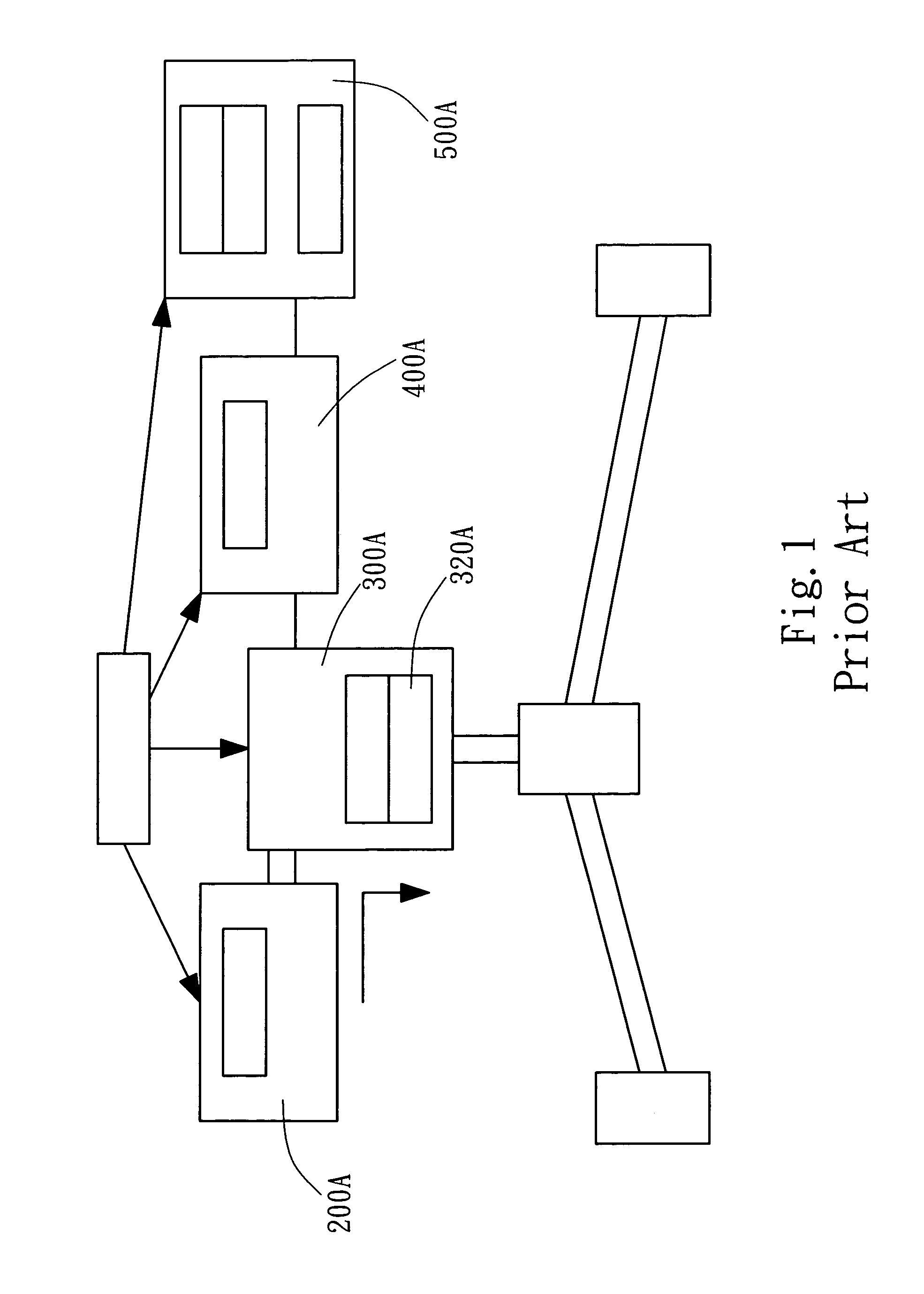 Hybrid system with a controllable function of variable speed transmission