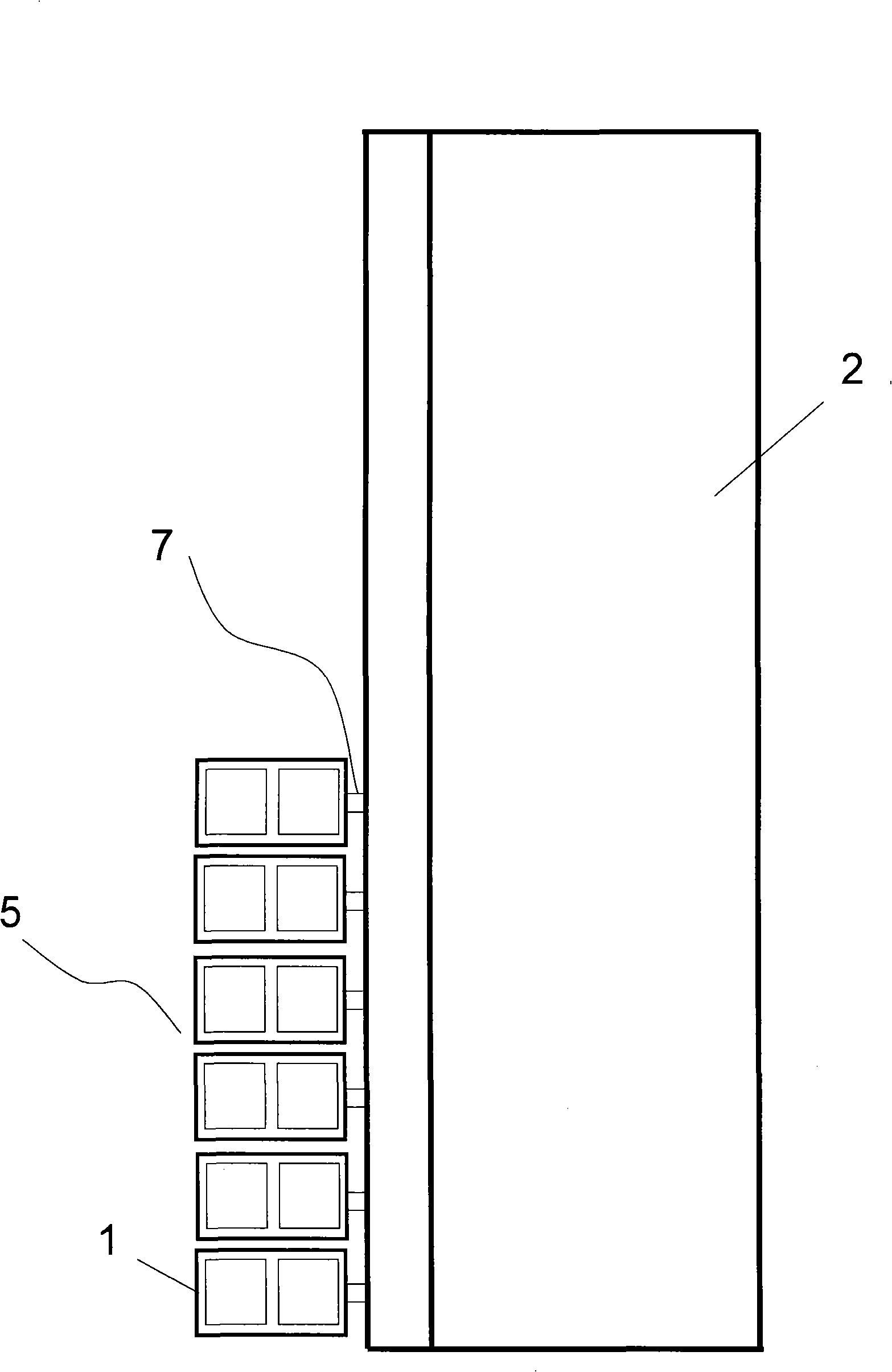 Method for reinforcing caisson of concrete dam