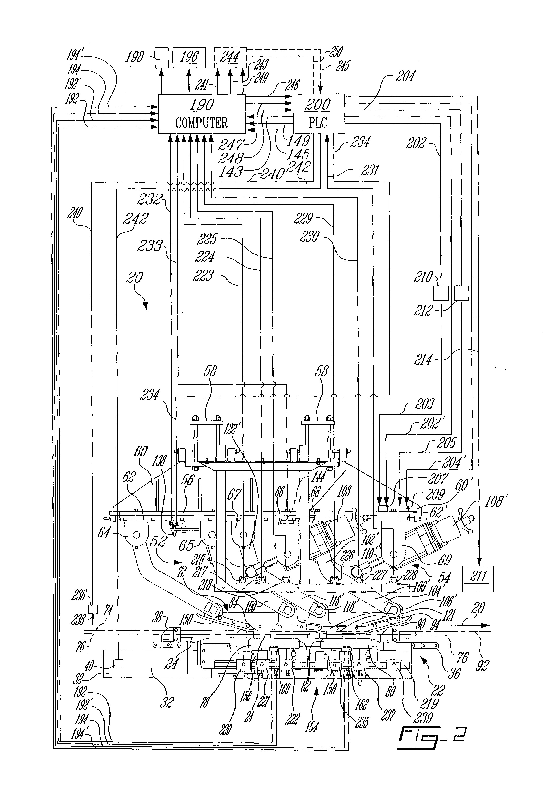 Apparatus and method for testing stiffness of articles