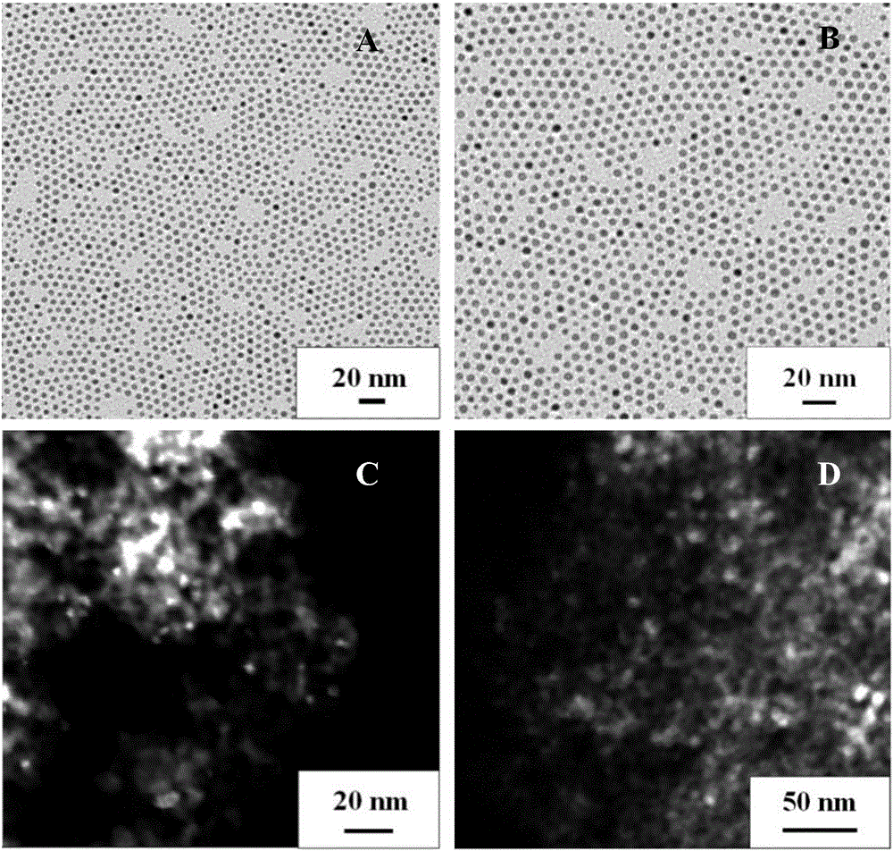 Palladium gallium oxide double-metal nano-catalyst capable of efficiently catalyzing methane to combust and preparation