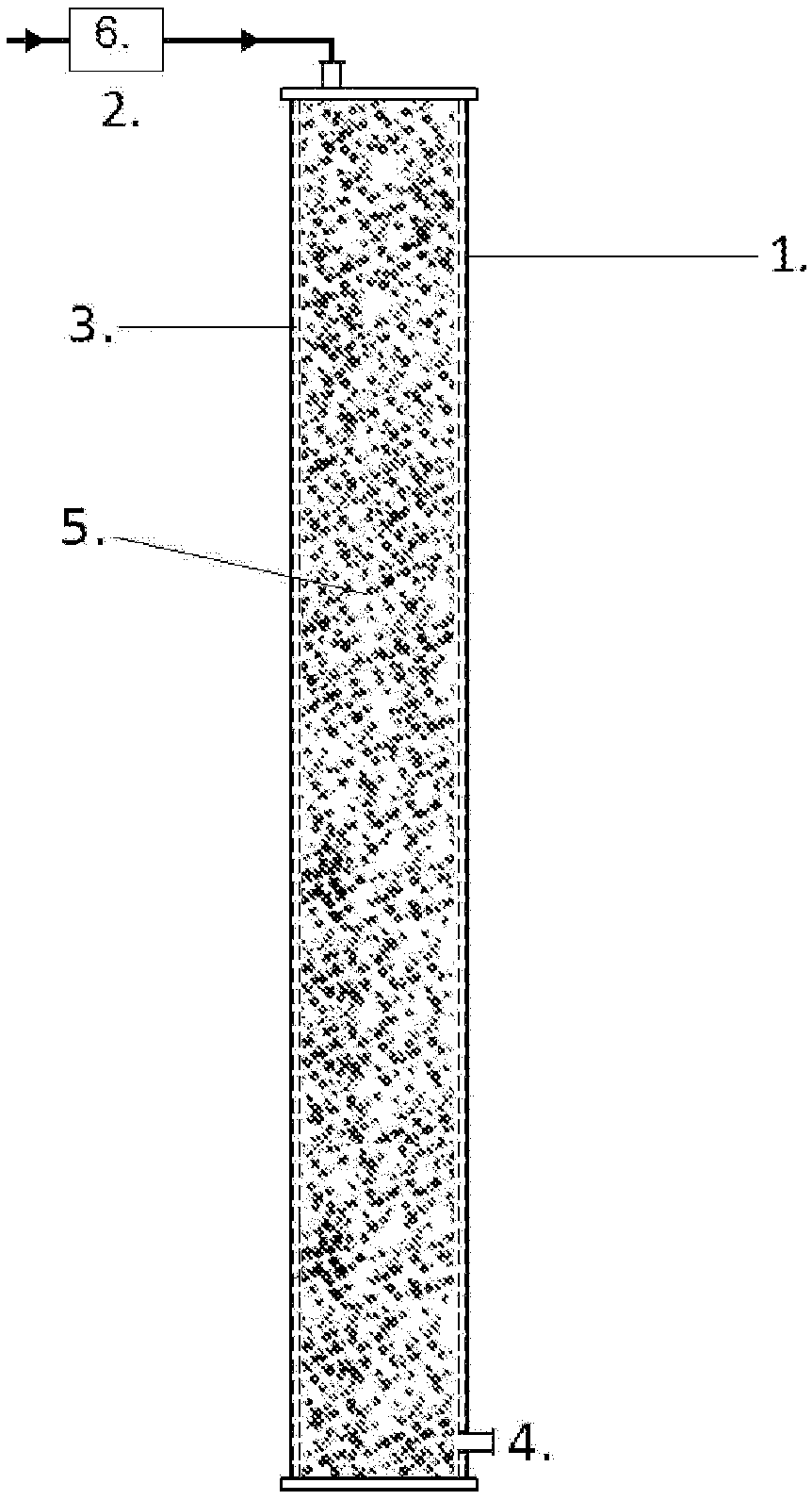 Solid state fermentation reactor equipped with active support material