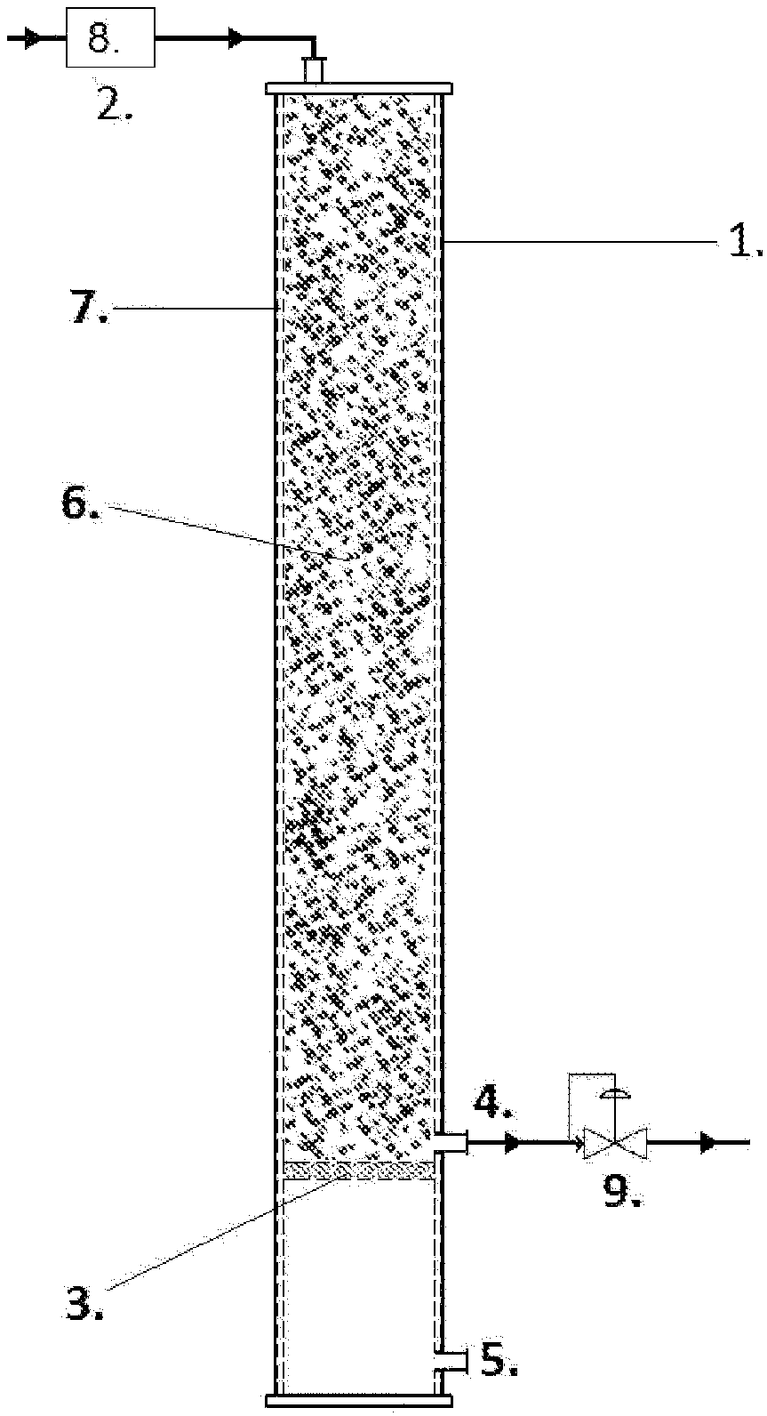 Solid state fermentation reactor equipped with active support material