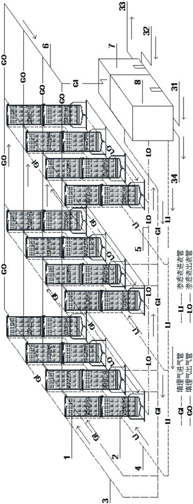 A device for controlling the release of greenhouse gas CH4 from domestic garbage and its control method