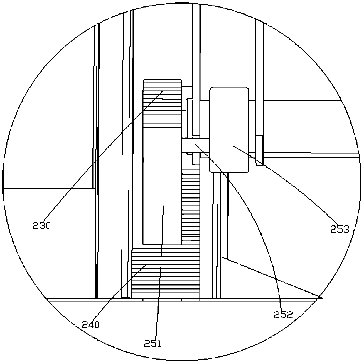 Anti-falling hydraulic lifting mechanism and device