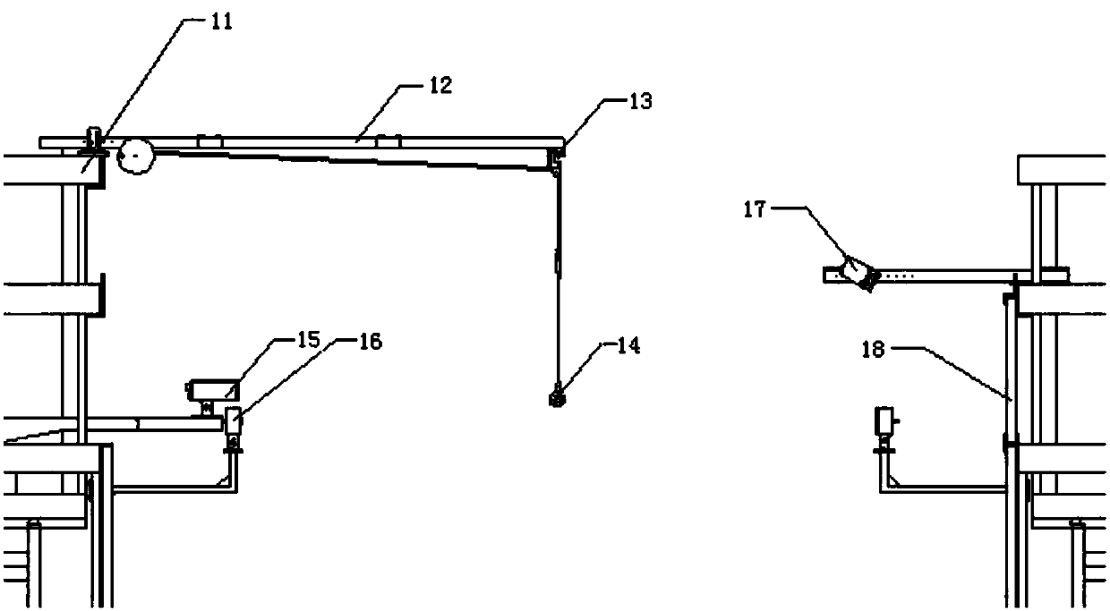 Detection device for detecting stress of pantograph on overhead line system