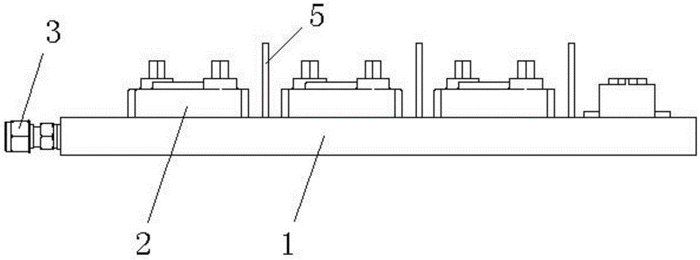 Reactor water-cooling plate with thermal insulation plates