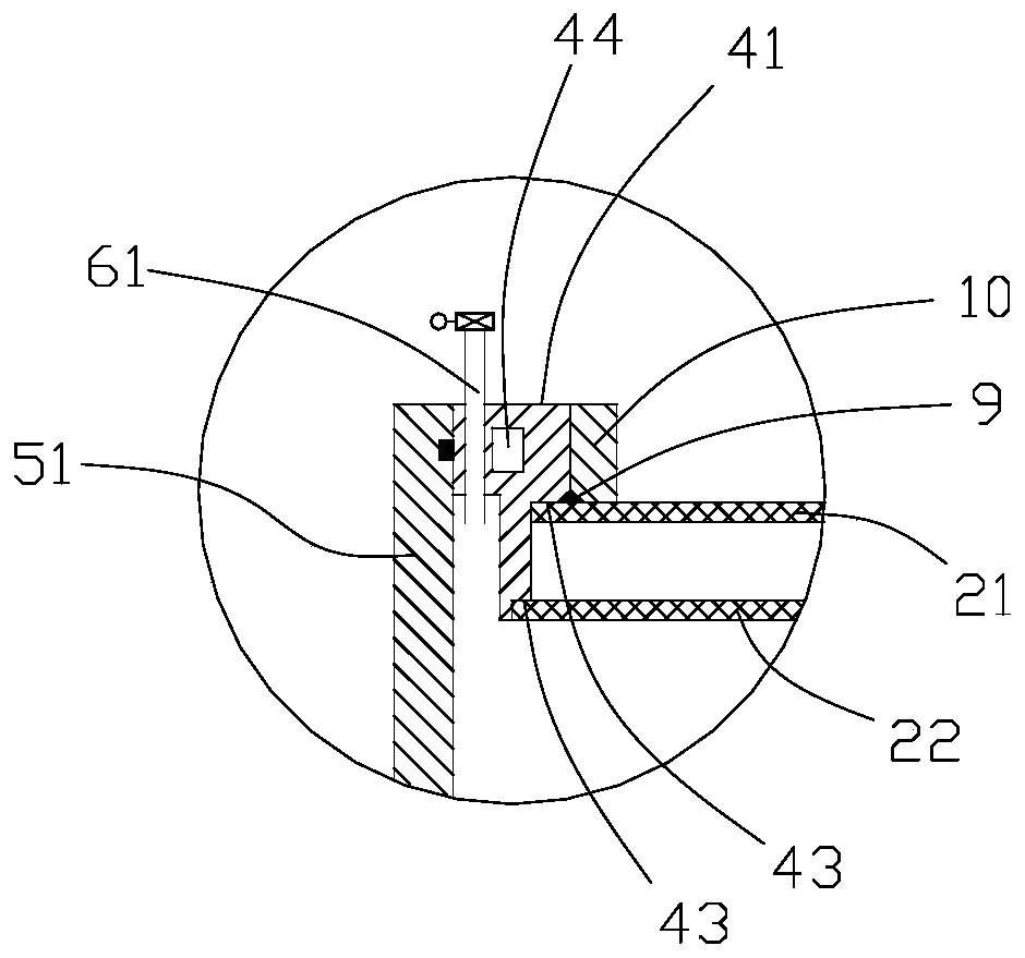 Double-layer quartz process chamber structure