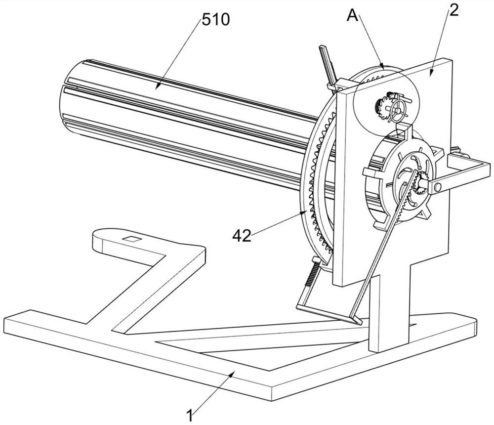 Internal opening type cut-off device for PVC water supply pipeline installation