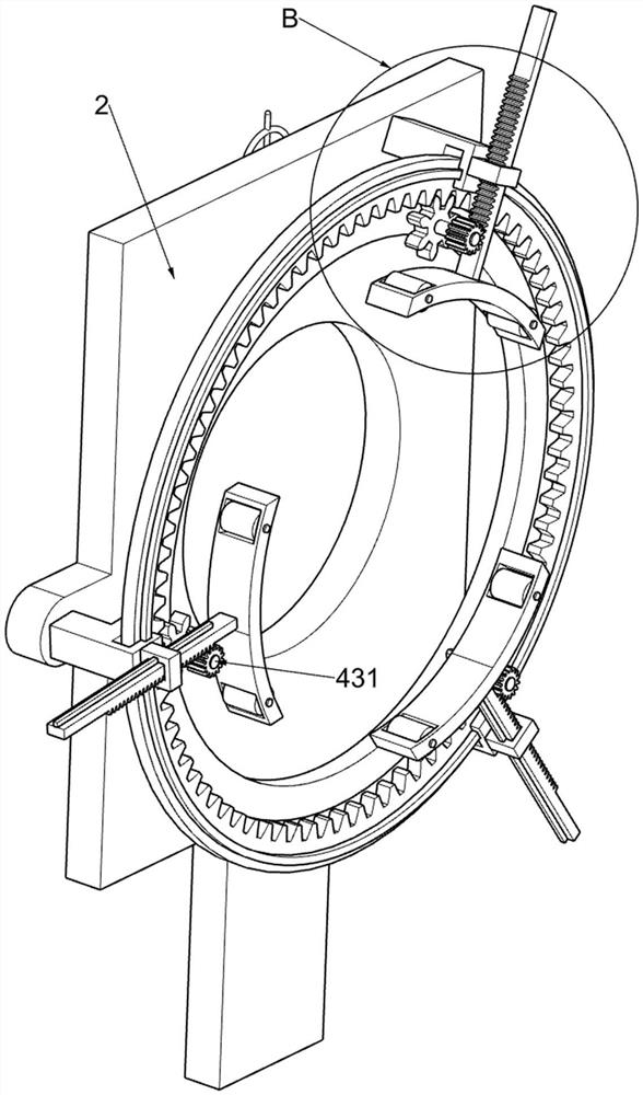 Internal opening type cut-off device for PVC water supply pipeline installation