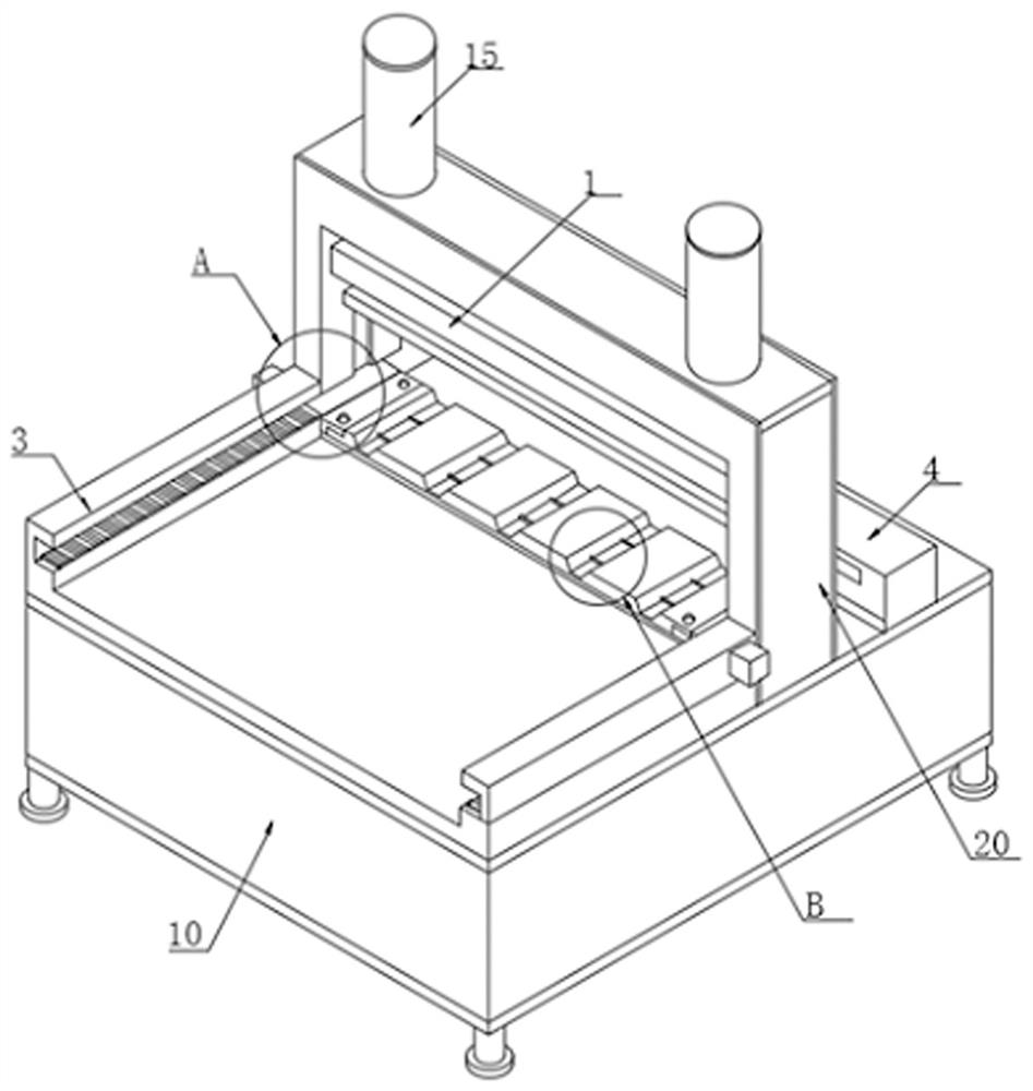 High-temperature-resistant composite color steel tile and production equipment thereof