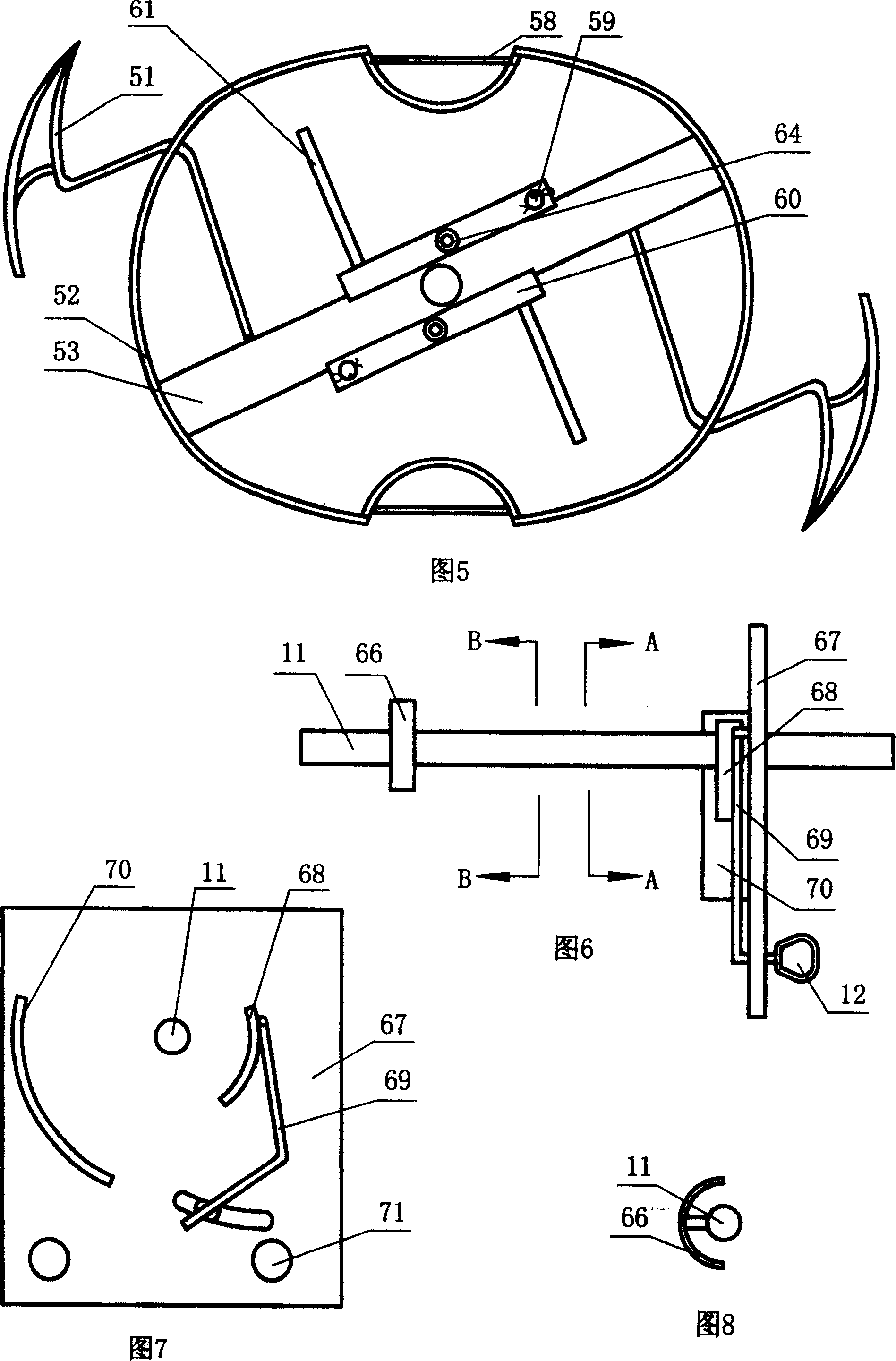 Automatic bionic transplanting machine