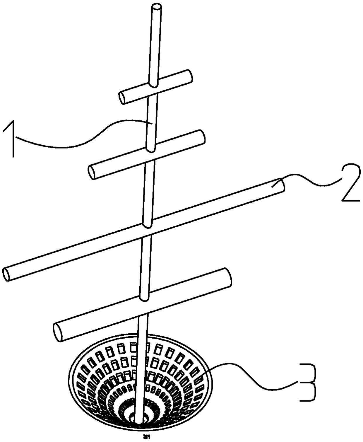 A high-gain Yagi antenna and a preparation method thereof