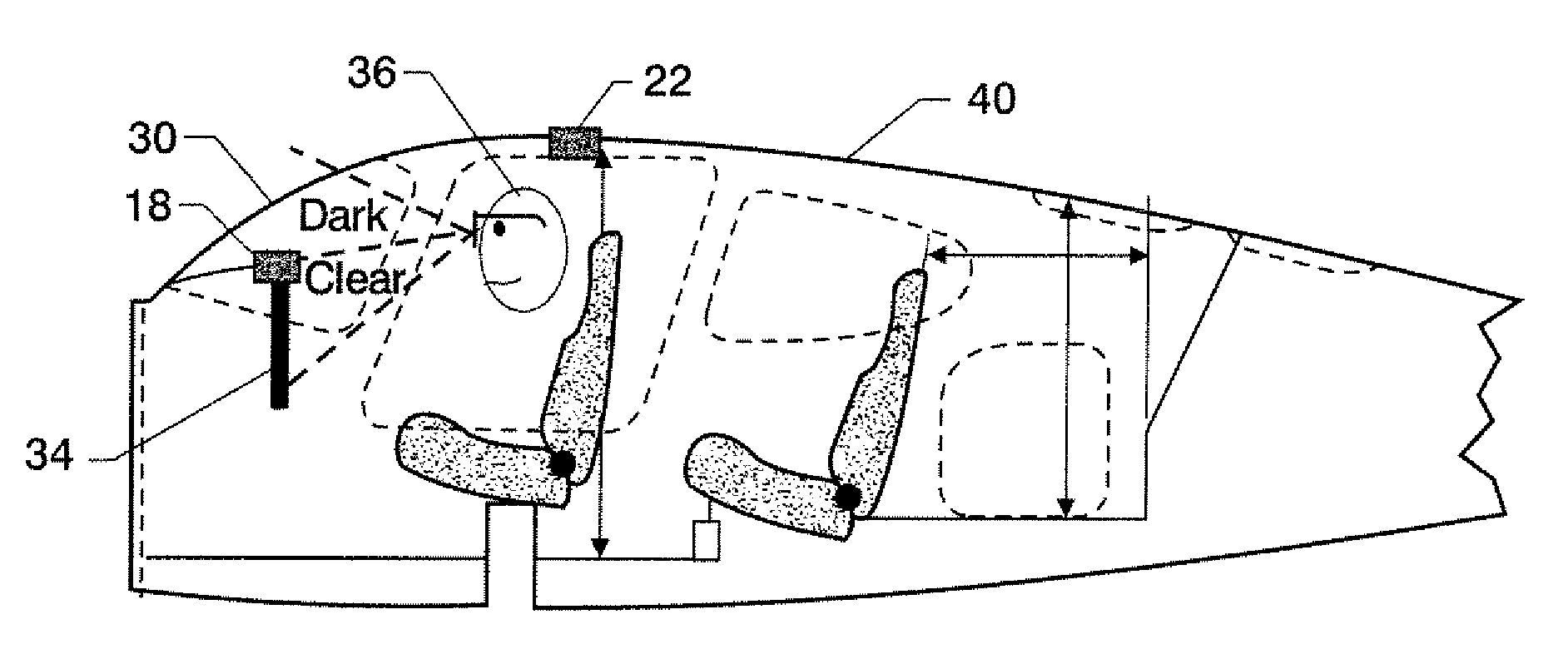 Variably Transmittive, Electronically-Controlled Eyewear