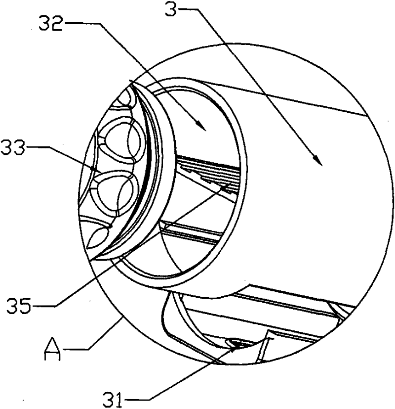 Aromatherapy spray pipe and spraying machine provided with same