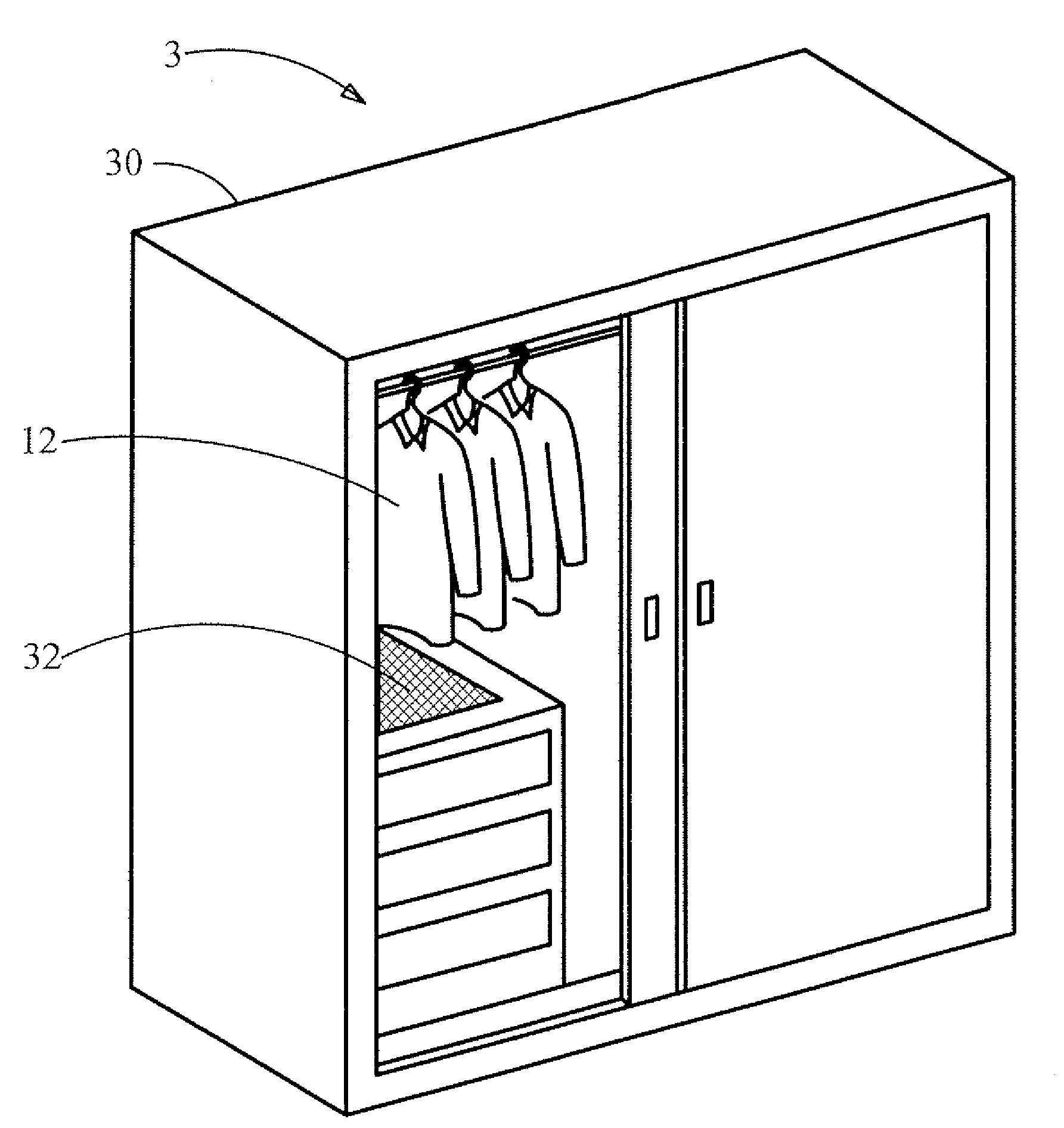 Sterilization apparatus for fabric and shoes