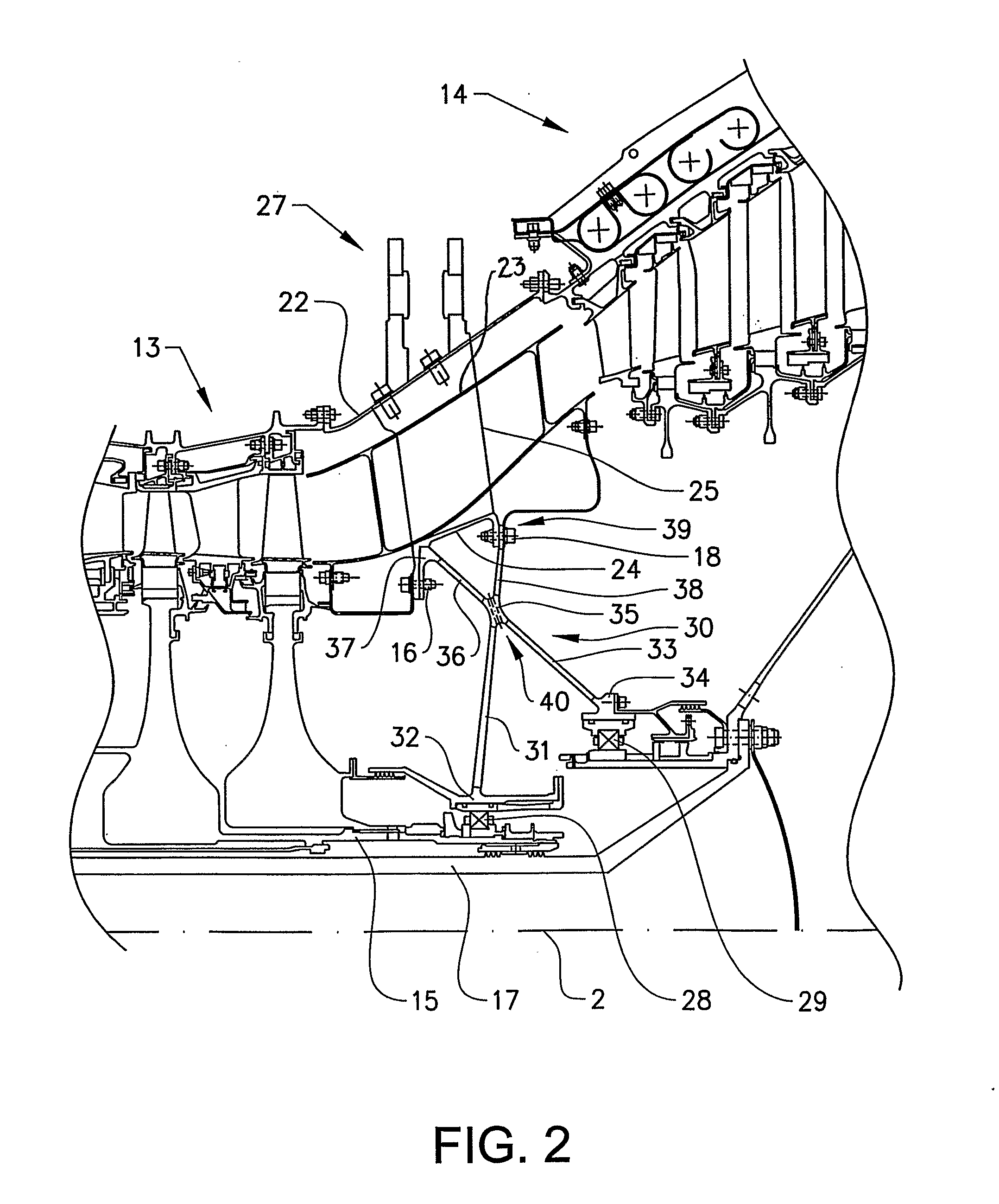 Bearing Support Structure and a Gas Turbine Engine Comprising the Bearing Support Structure