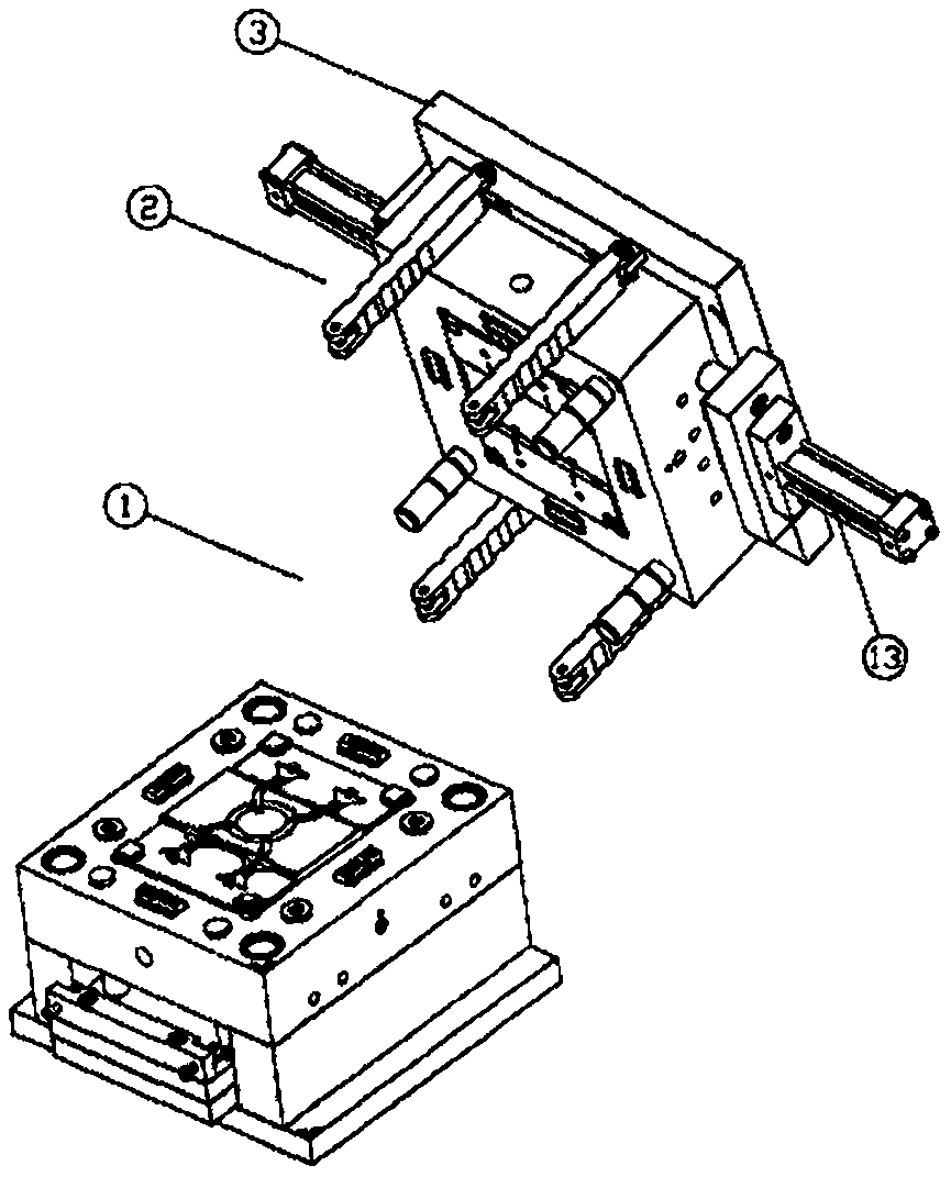 Thermoplastic phenolic resin forming mold