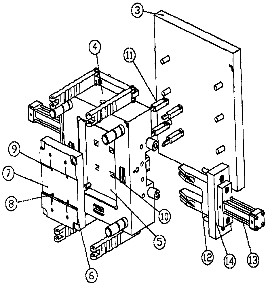 Thermoplastic phenolic resin forming mold