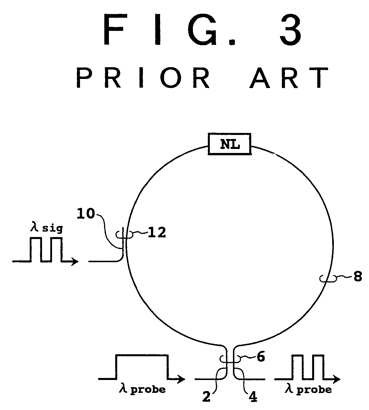 Optical gate device, manufacturing method for the device, and system including the device