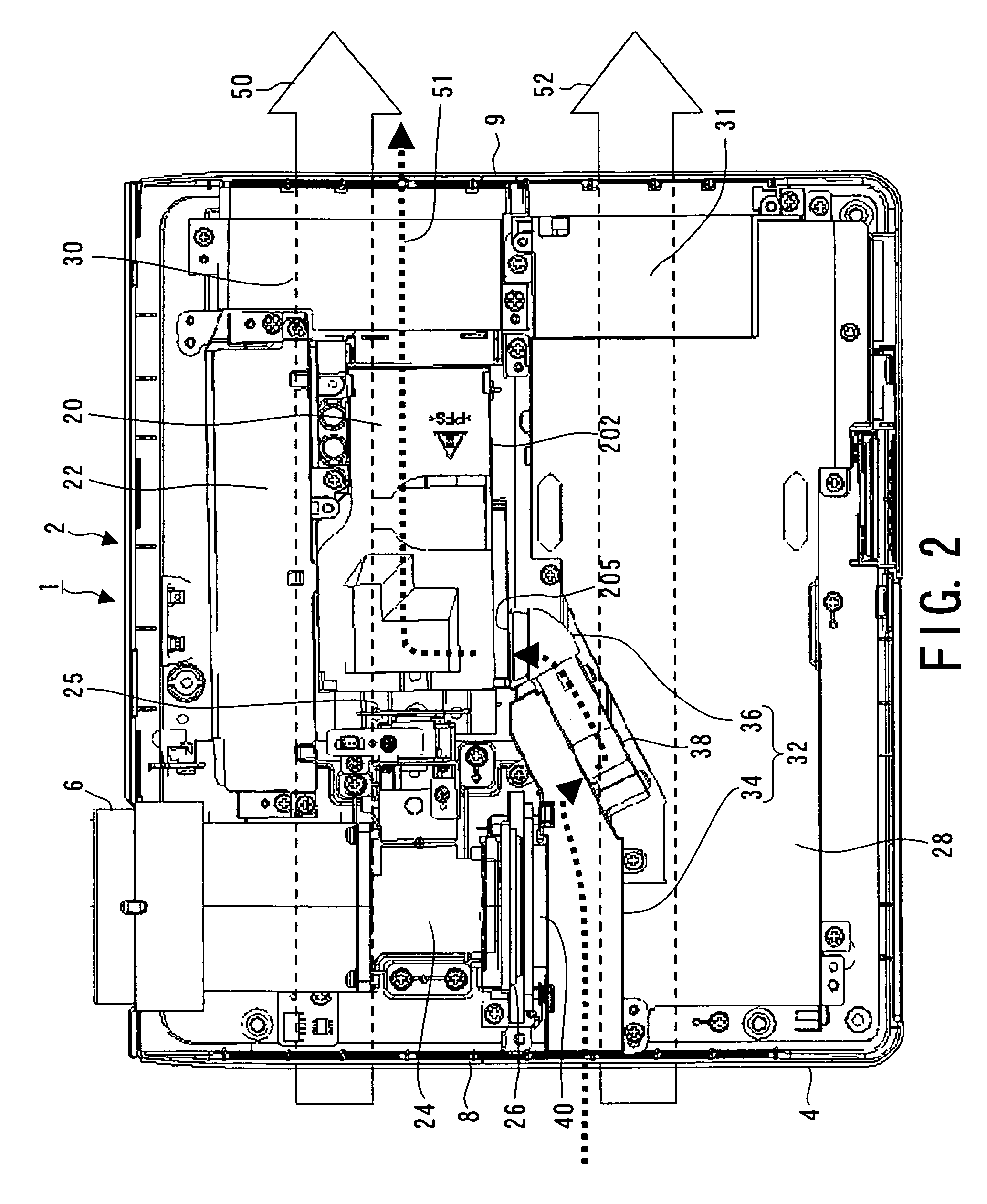 Projection-type image display apparatus