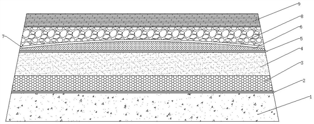 Construction method of anti-settling subgrade