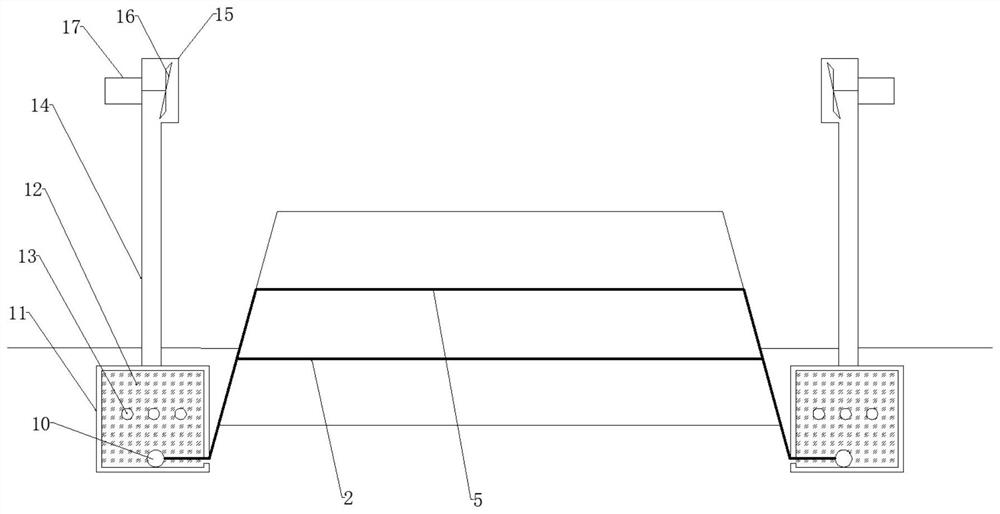 Construction method of anti-settling subgrade