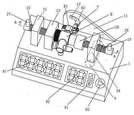 Test apparatus applied to detecting life and fatigue of water separator, and application method thereof