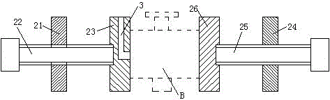 Test apparatus applied to detecting life and fatigue of water separator, and application method thereof