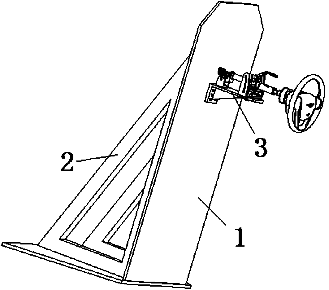 Dynamic impact test bed for automobile steering column