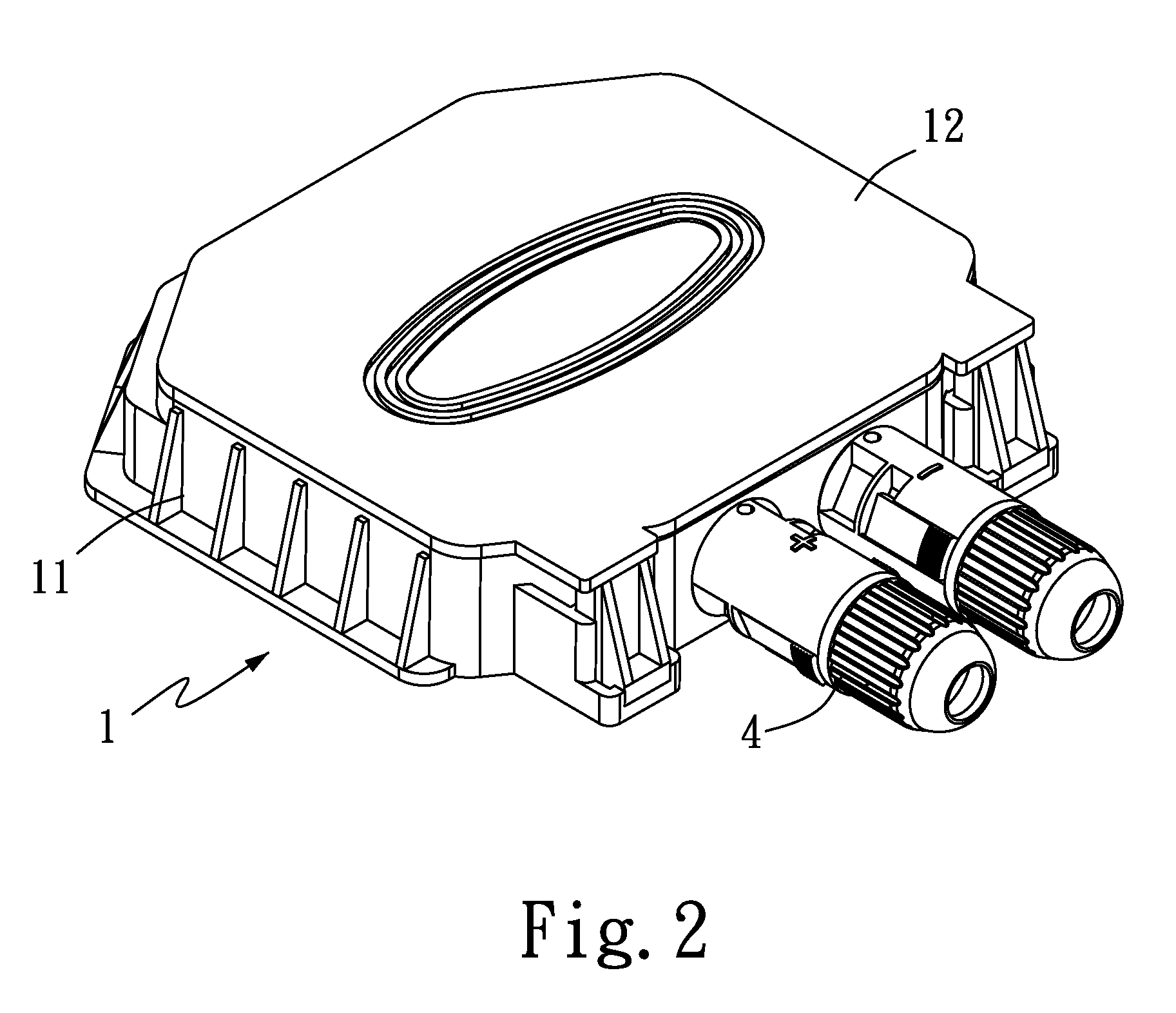 Connecting device for solar panel