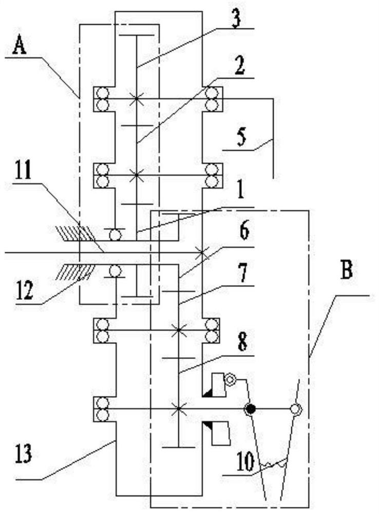 Combination mechanism of non-circular gear planetary gear train seedling picking assembly and planting assembly