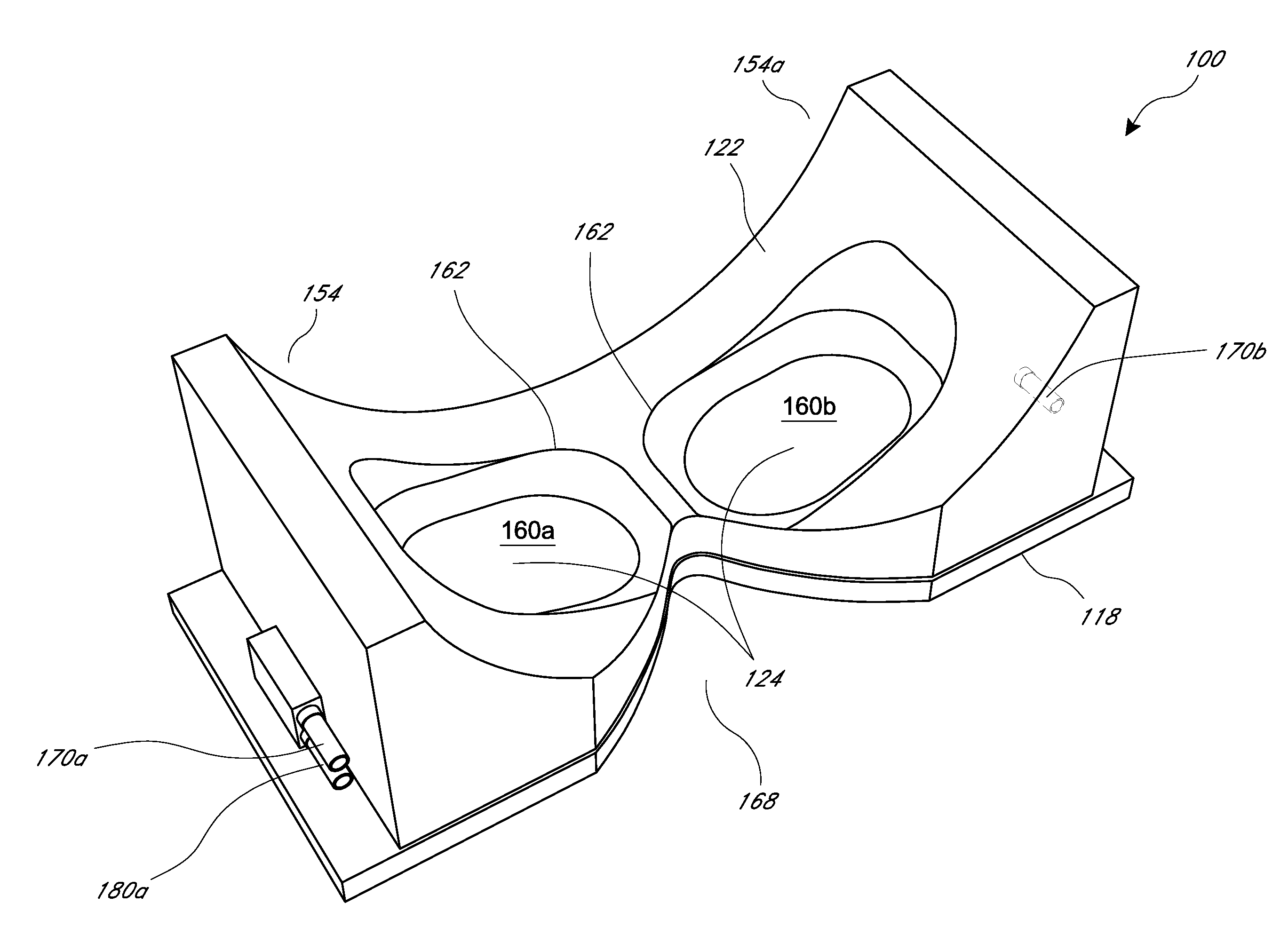 Inflatable medical interfaces and other medcal devices, systems, and methods