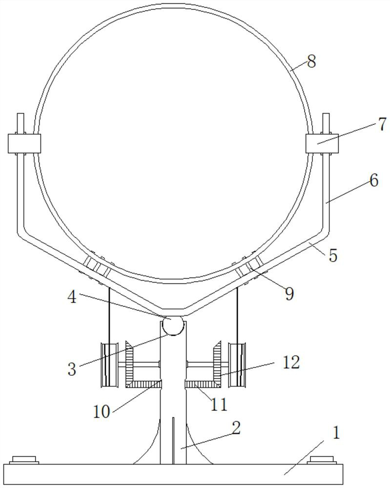 Direction-changeable fire wheel rim special for police dog training and using method