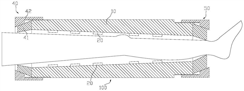 An electrical stimulation device for treating sarcopenia