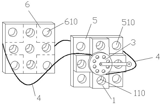 A labor-saving device for disassembling and assembling the main transformer clamp and its application method