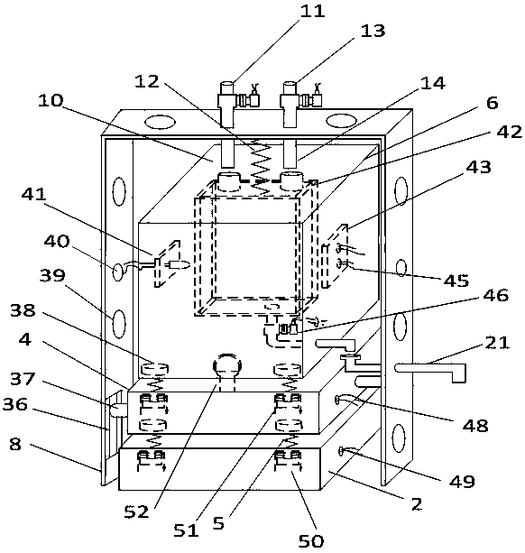 Automatic dosing and mixing method and device for detecting nitrite nitrogen content