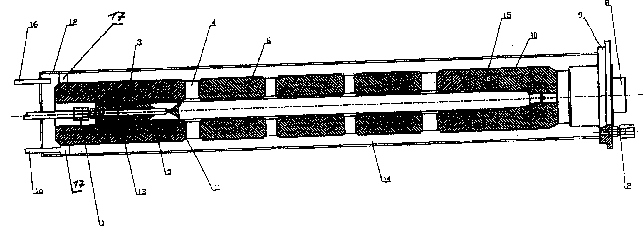 Method and device for cooling ultrasonic transducers