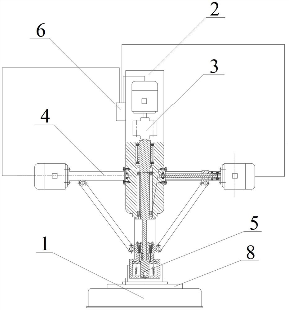 Flat bottom non-riveting plastic connection device and method of tabletting double spin-lock type