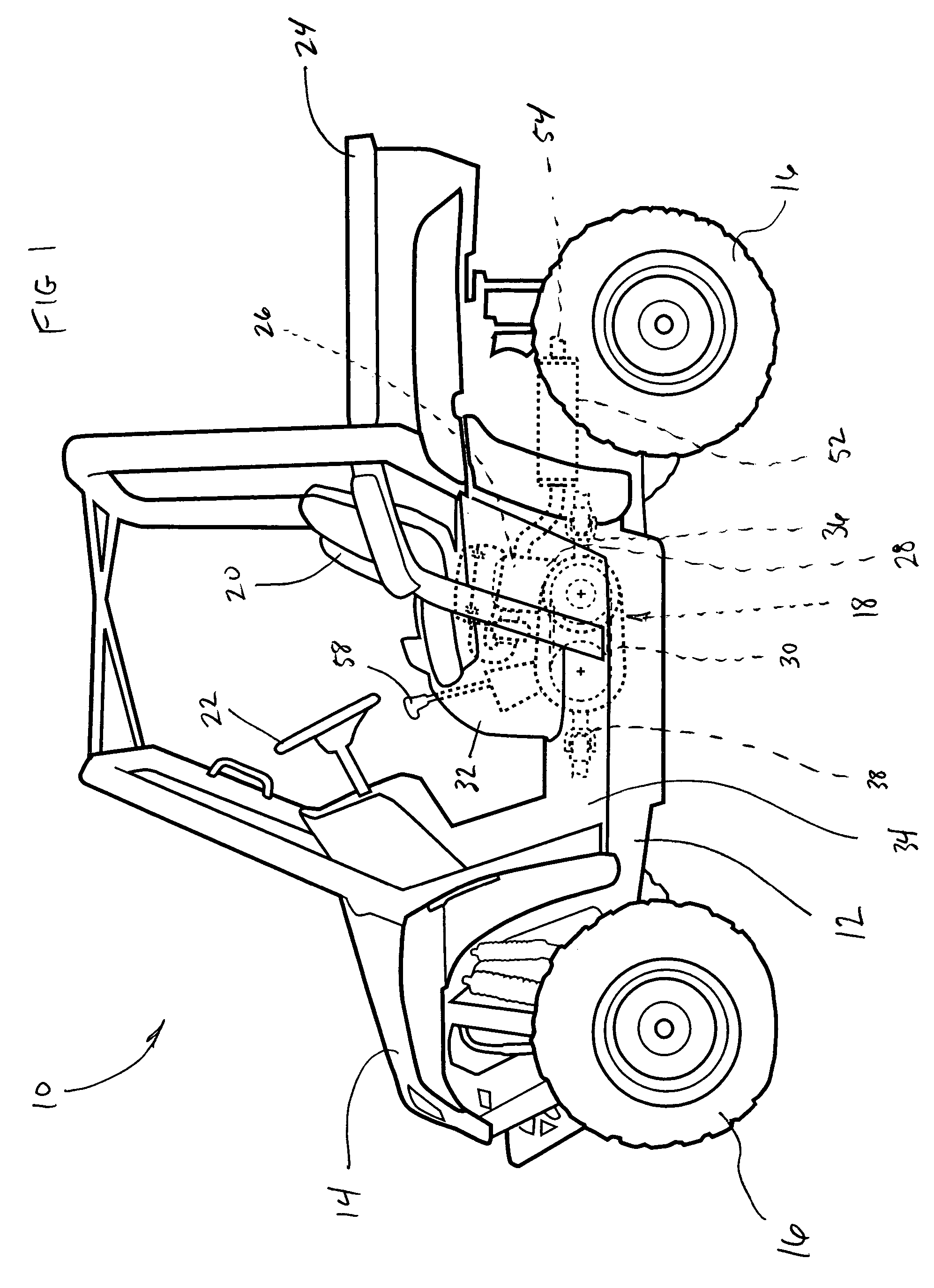 All-terrain vehicle engine configuration
