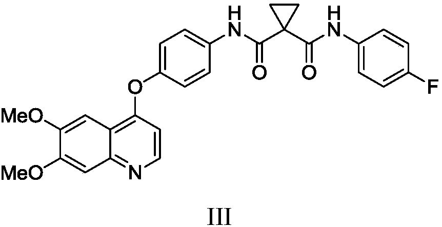 Preparation method of multi-receptor tyrosine kinase inhibitor and intermediate thereof