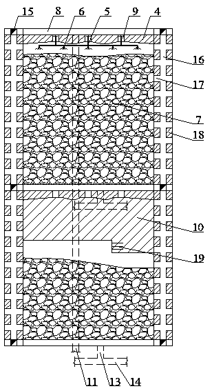 Shrinkage heap leaching subsequent filling mining method used for steeply-inclined thin orebody