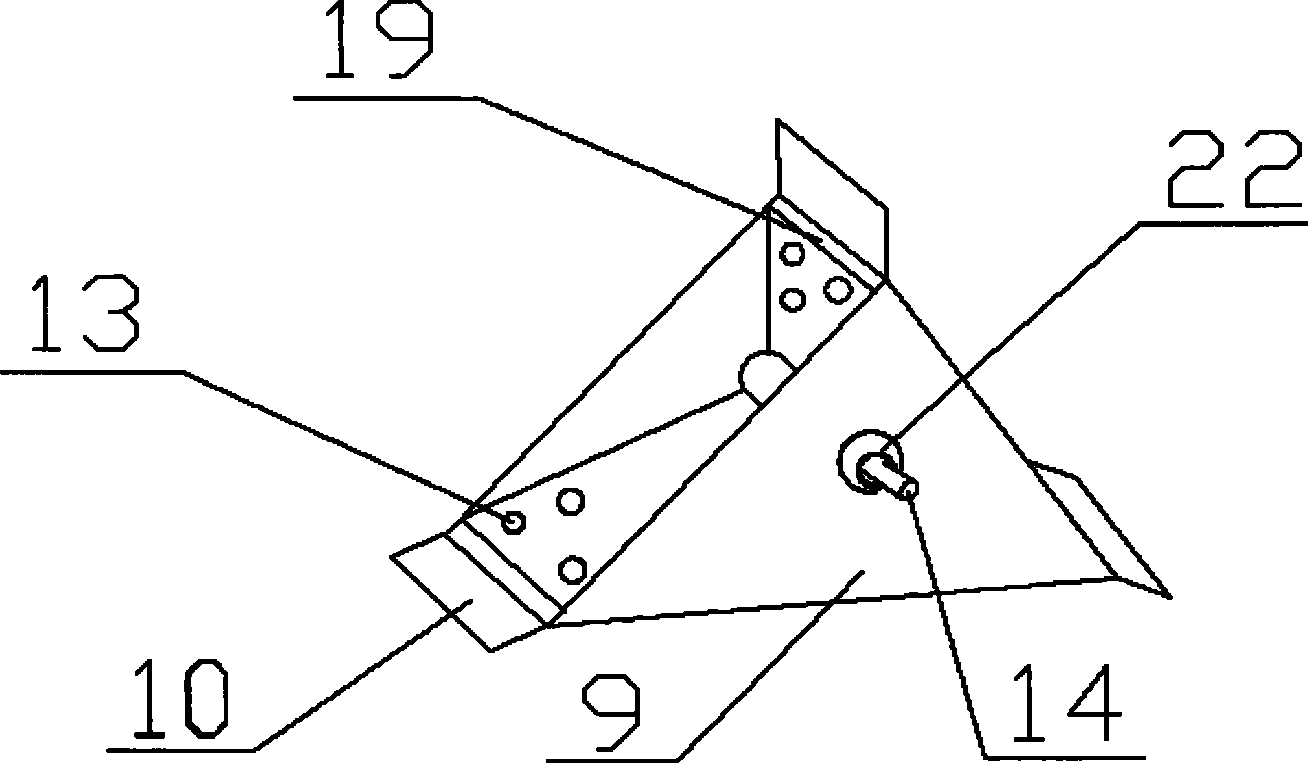 Settled snow shoveling and removing device and application thereof