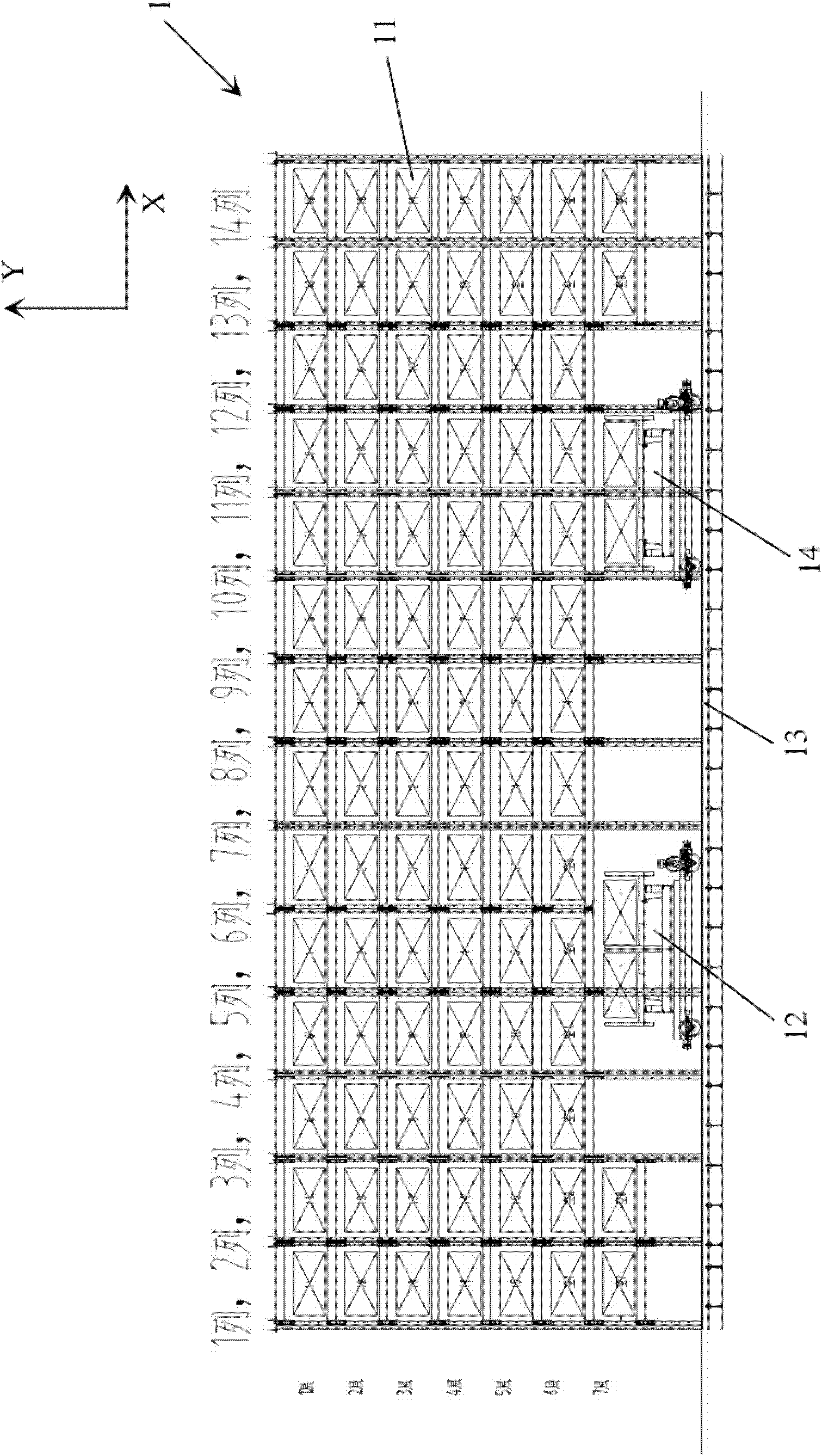 Battery replacing method, battery replacing system and battery rack of electric vehicle