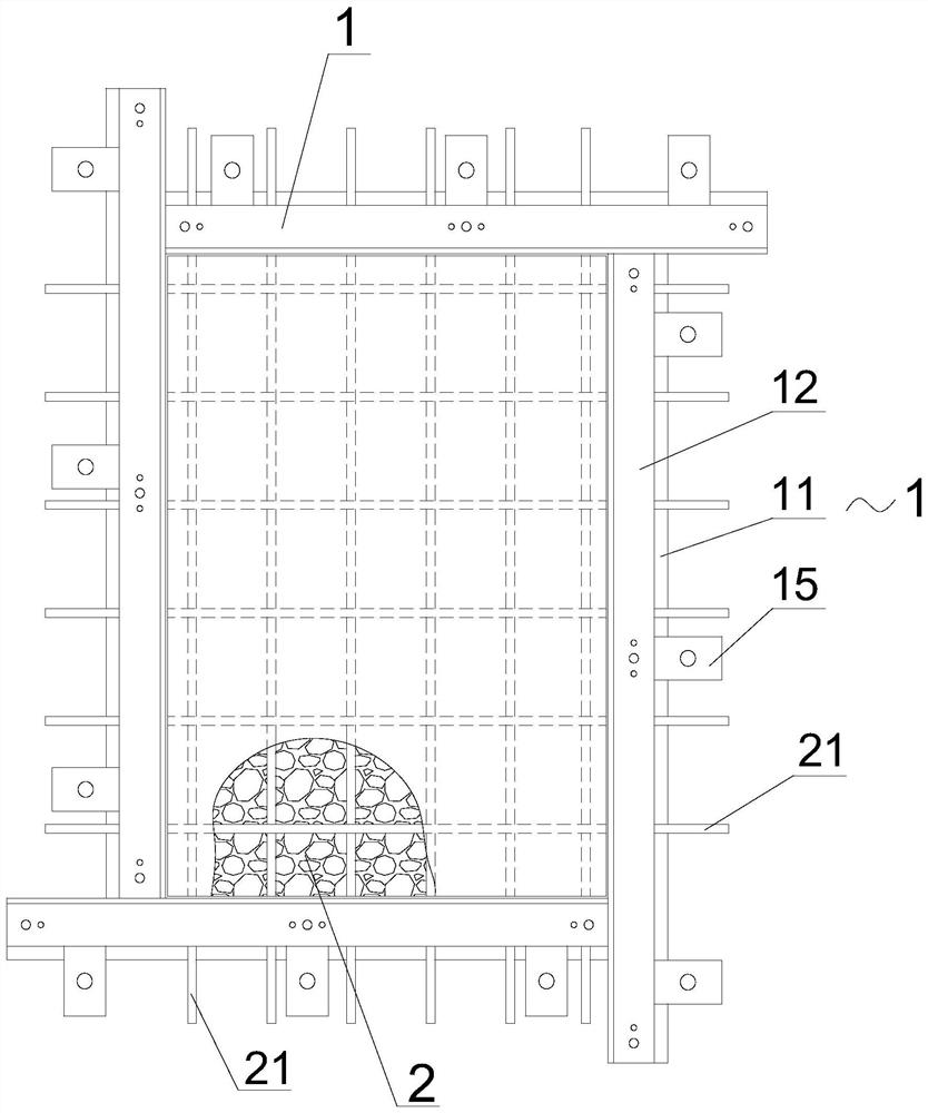 Universal formwork for forming house prefabricated laminated slab