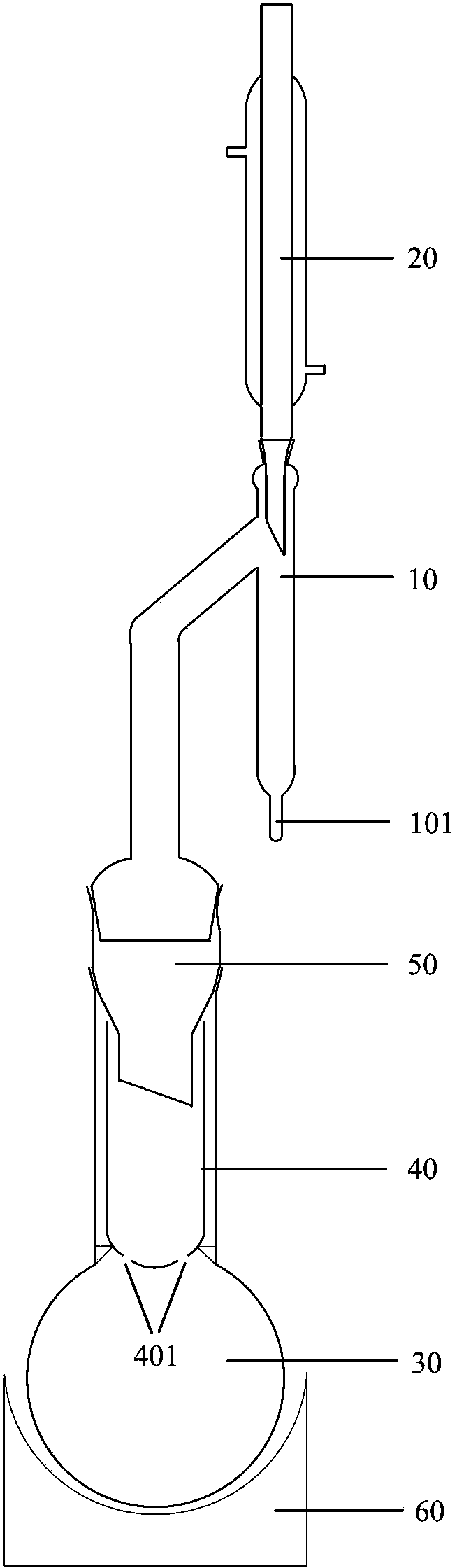 Device and method used for measuring content of oil and/or liquid water in sample