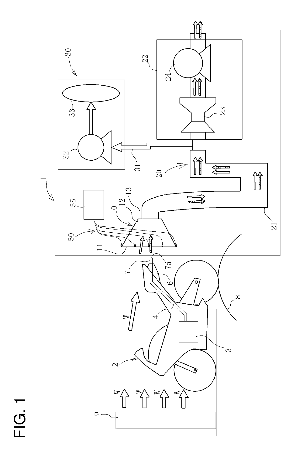 Leak detection method for open emission analysis, and open emission analysis device