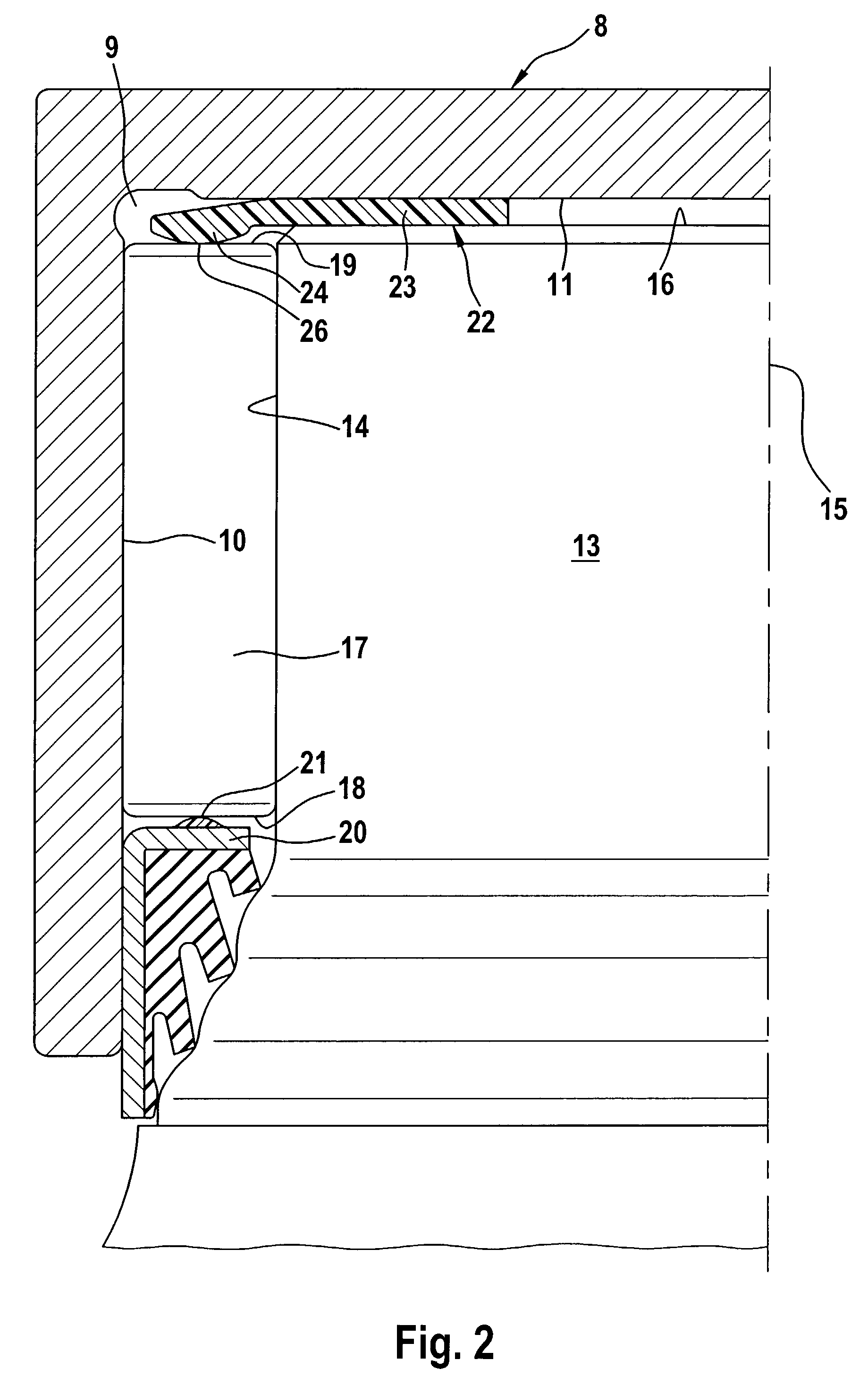 Bearing assembly for a journal, especially of a cross member of a universal joint